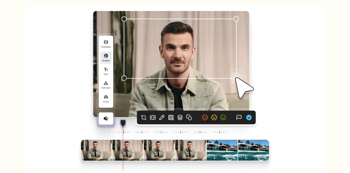 HEYGEN talking head video